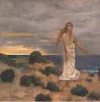 Puvis de Chavannes Pierre Woman on the Beach  - Hermitage